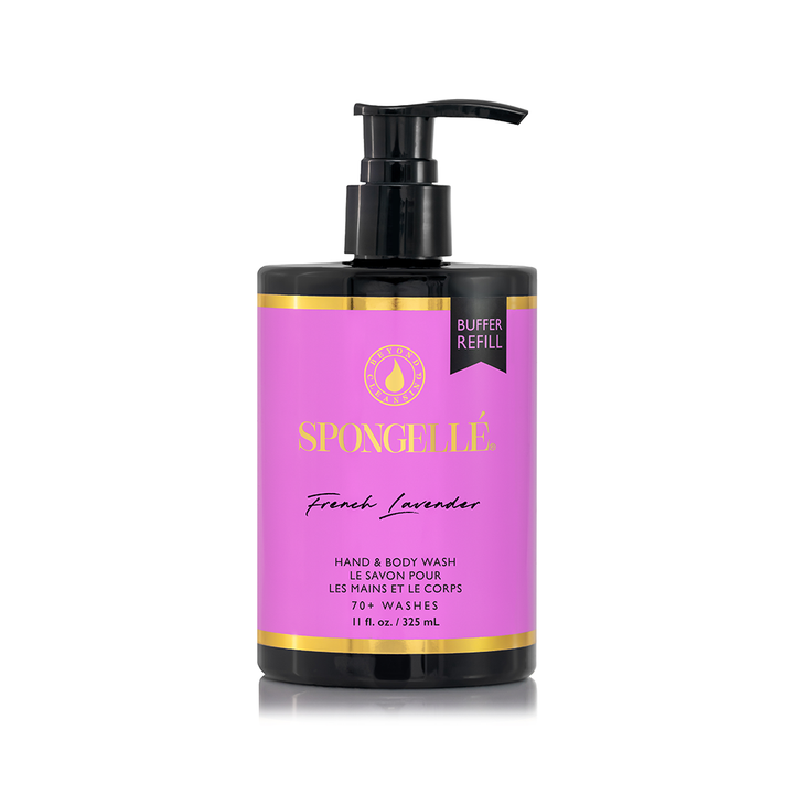 French Lavender Wild Flower, Pedi Buffer, and Body Wash Refill Set from KADOU Boutique