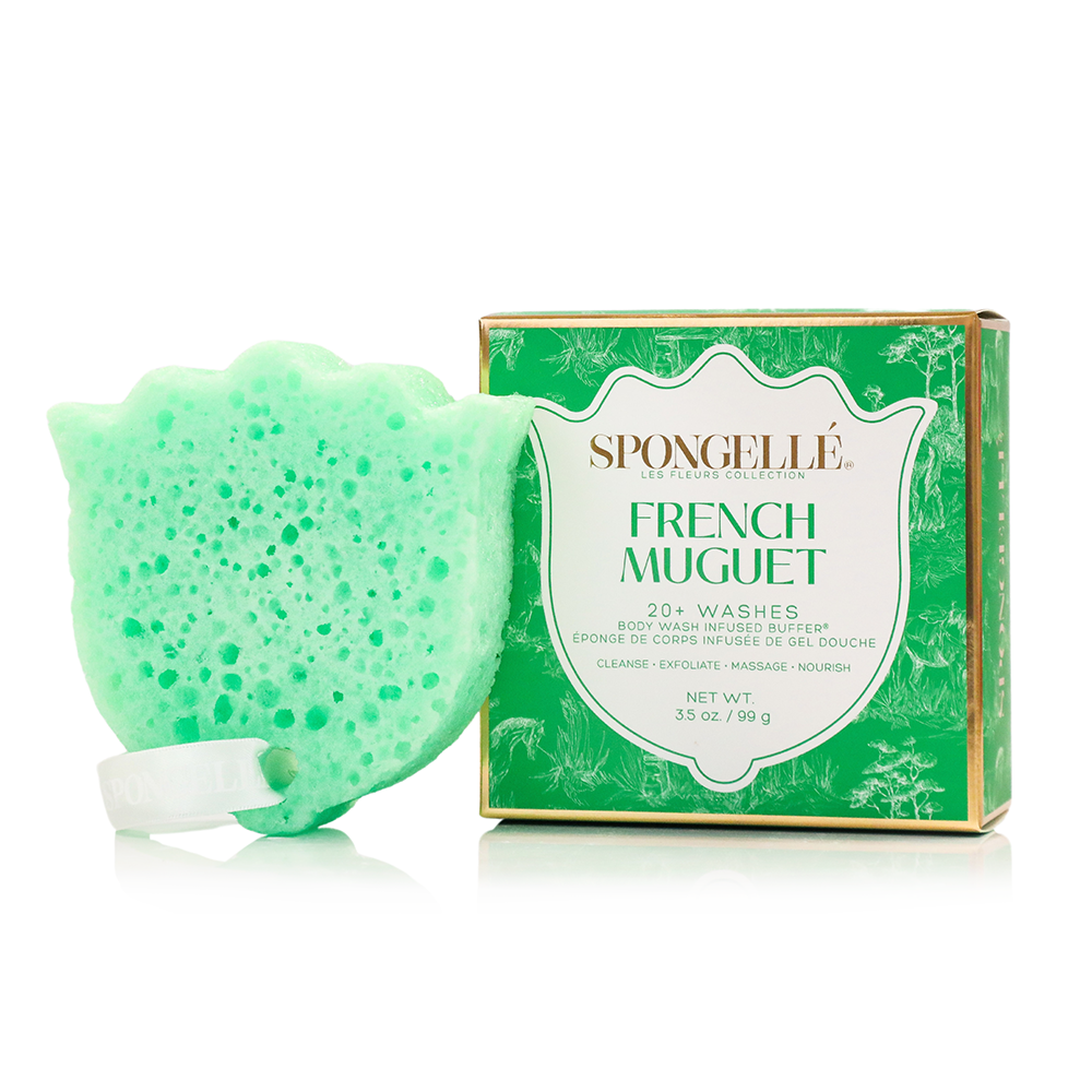 Florentine Iris &amp; French Muguet Body Buffer Set from KADOU Boutique