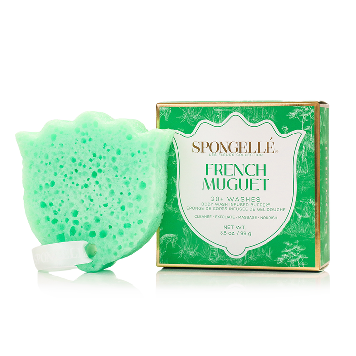 Florentine Iris &amp; French Muguet Body Buffer Set from KADOU Boutique