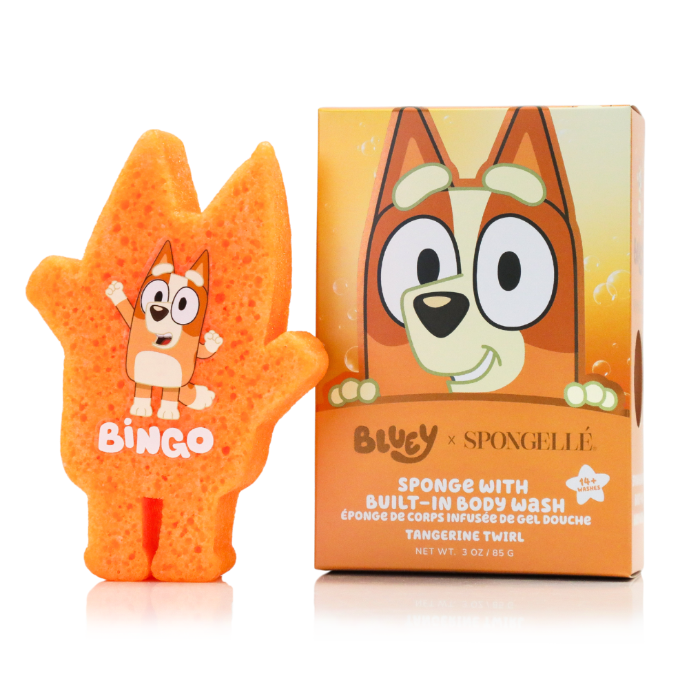 Bingo - Tangerine Twirl Body Buffer | Bluey from KADOU Boutique