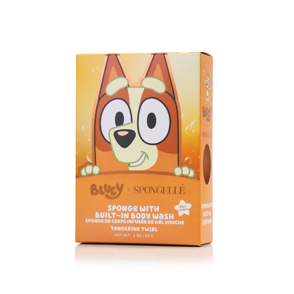 Bingo - Tangerine Twirl Body Buffer | Bluey from KADOU Boutique