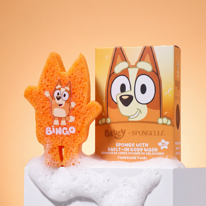 Bingo - Tangerine Twirl Body Buffer | Bluey from KADOU Boutique