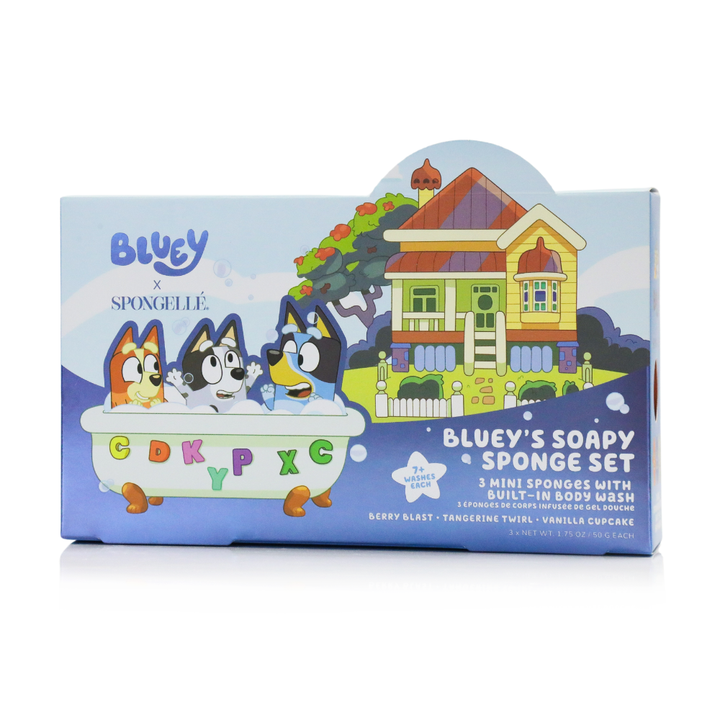 Bluey Body Wash Infused Buffer Gift Set from KADOU Boutique