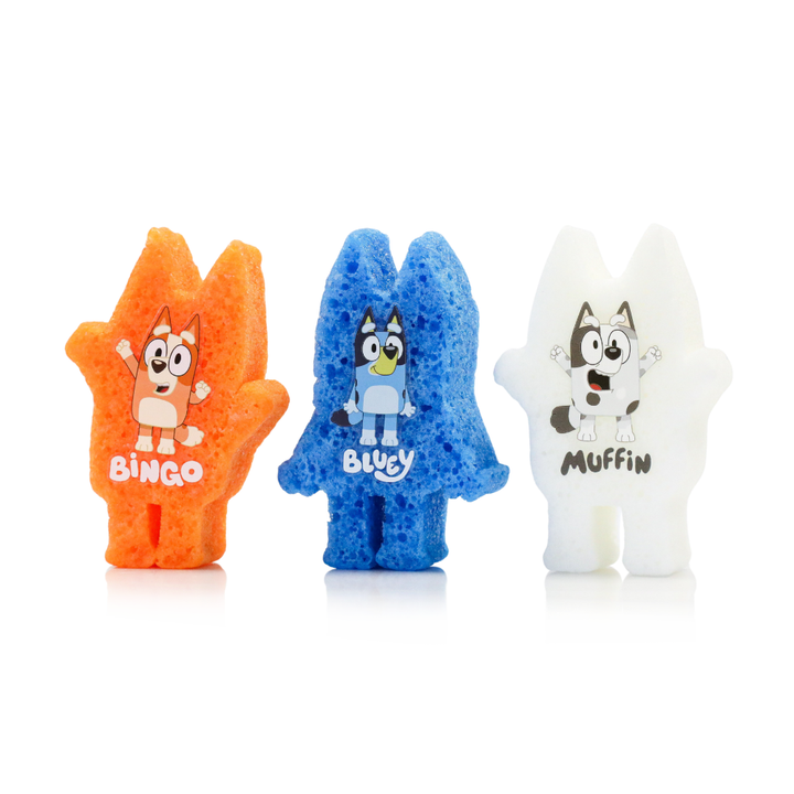 Bluey Body Wash Infused Buffer Gift Set from KADOU Boutique