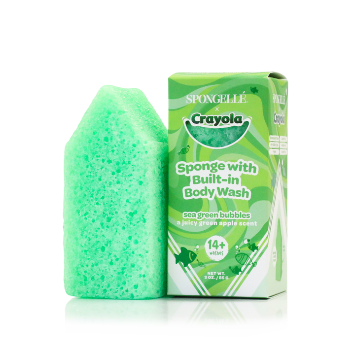 Sea Green Bubbles Body Buffer | Crayola from KADOU Boutique