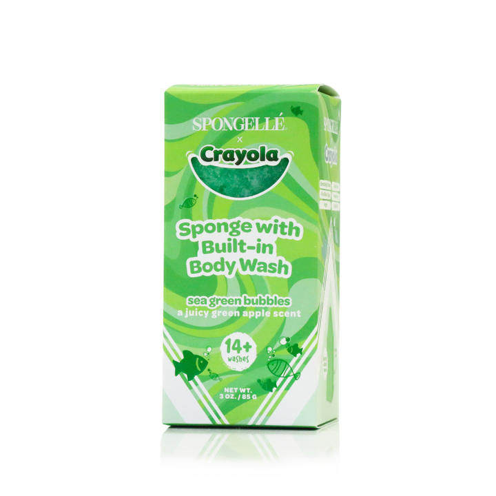 Sea Green Bubbles Body Buffer | Crayola from KADOU Boutique