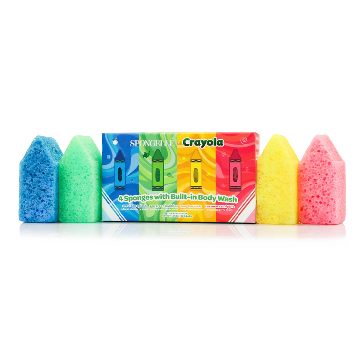 Crayola Body Wash Infused Buffer Gift Set from KADOU Boutique
