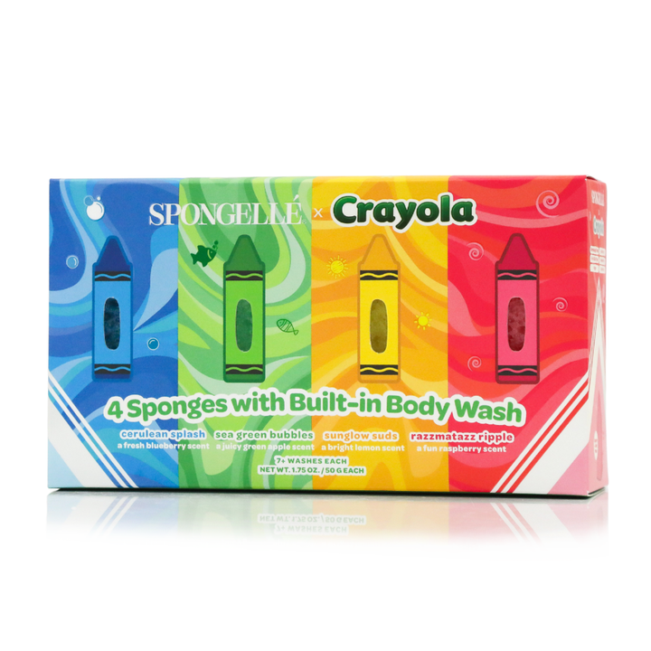 Crayola Body Wash Infused Buffer Gift Set from KADOU Boutique