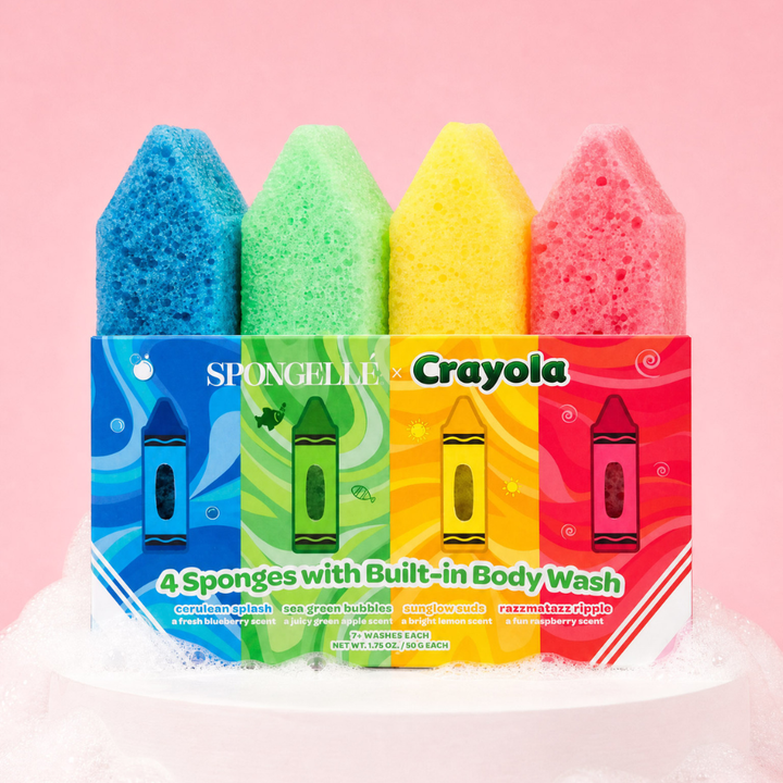Crayola Body Wash Infused Buffer Gift Set from KADOU Boutique