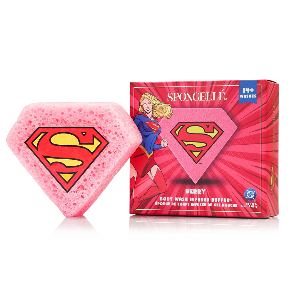 Supergirl™ Berry Body Buffer | Dc Superhero from KADOU Boutique