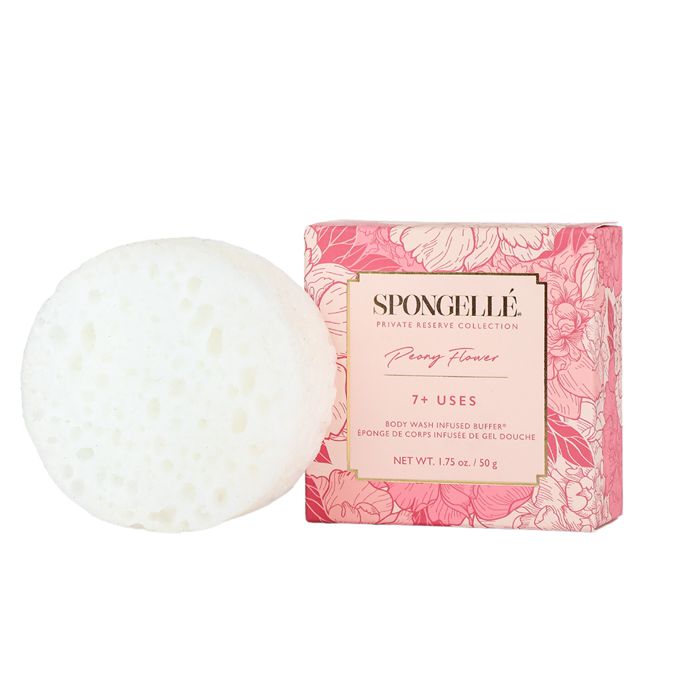 Peony Flower Eau De Toilette &amp; Travel Spongette from KADOU Boutique