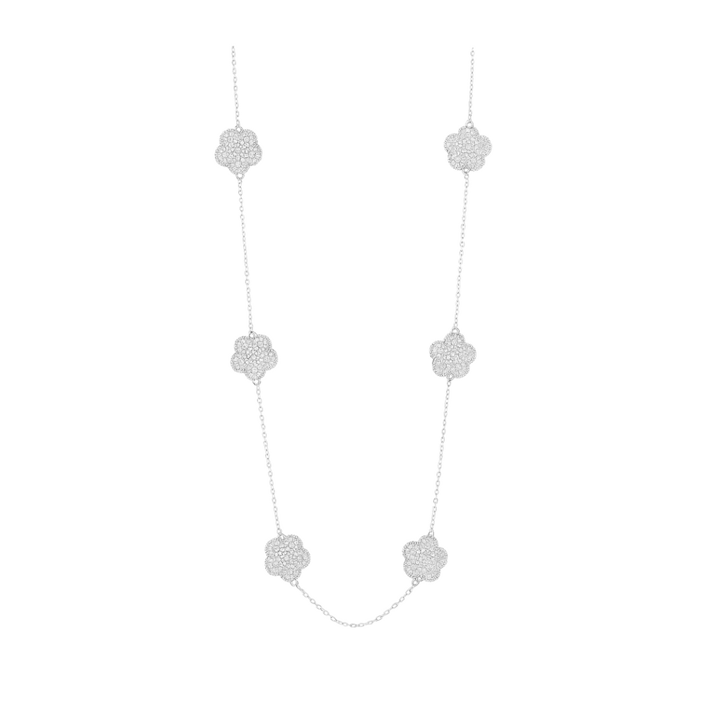 Adeline Pave Necklace from KADOU Boutique