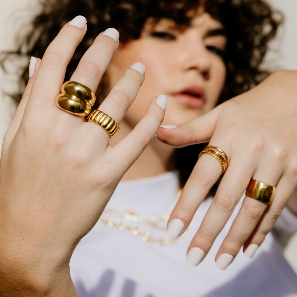 Tatum Layered Ring from KADOU Boutique