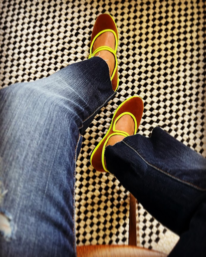 Mary Jane Furlane Black from KADOU Boutique