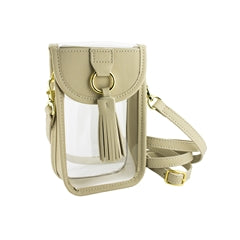 Clear Cell Phone Crossbody Bag