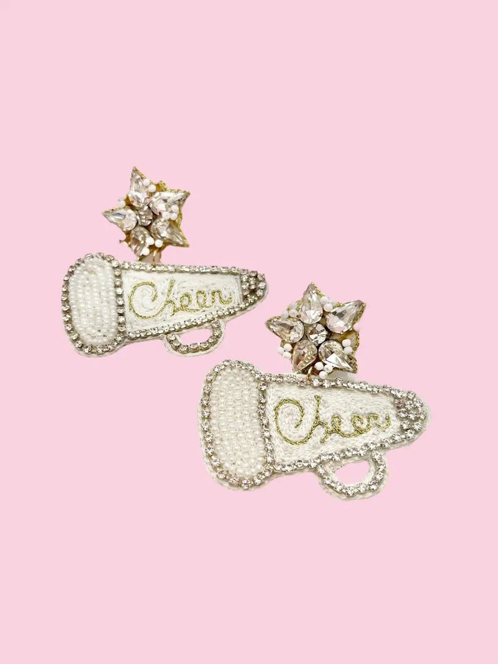 Team Cheering Beaded Earrings