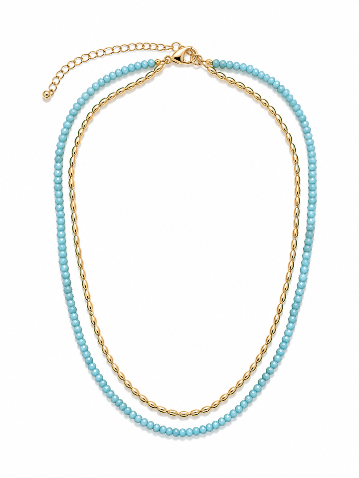 Turquoise Double Stack Necklace