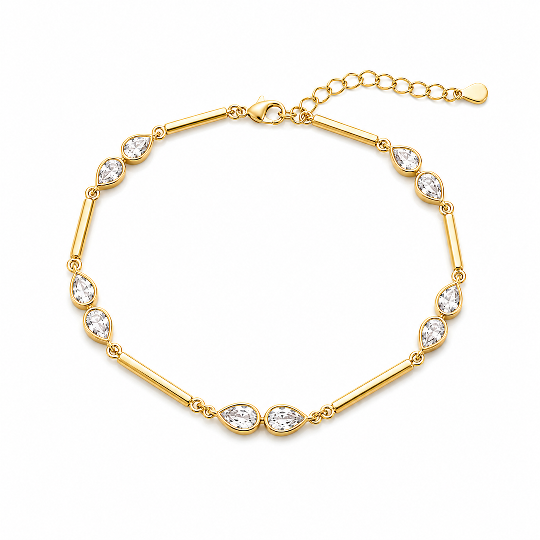 Delphine Teardrop Bracelet from KADOU Boutique