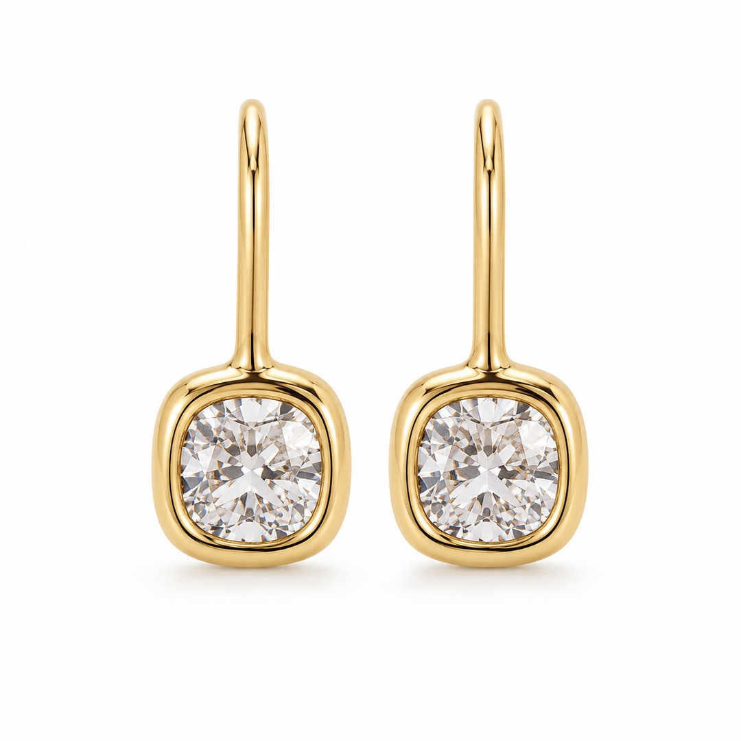 Sloane Bezel Earrings