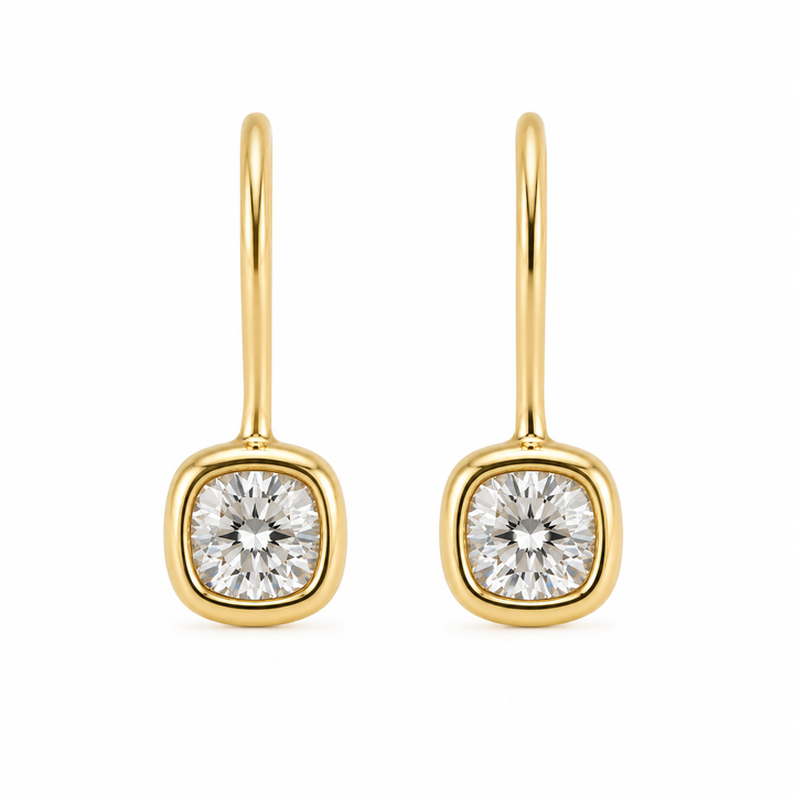 Sloane Bezel Earrings