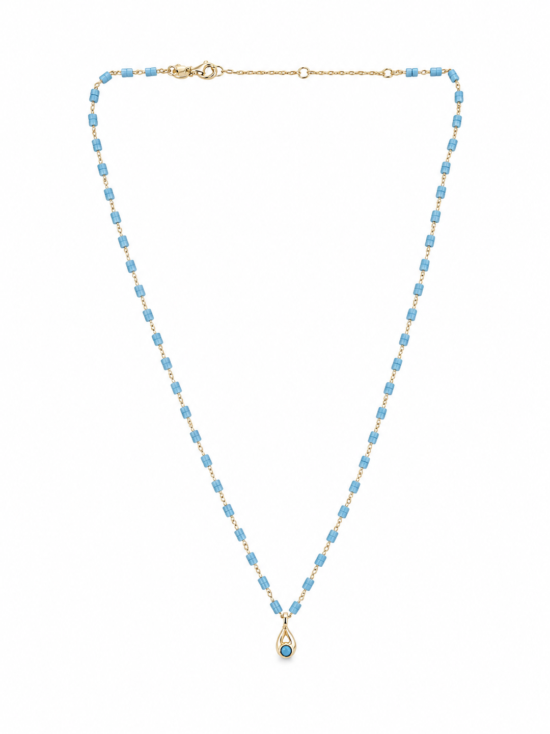 Turquoise Teardrop Necklace
