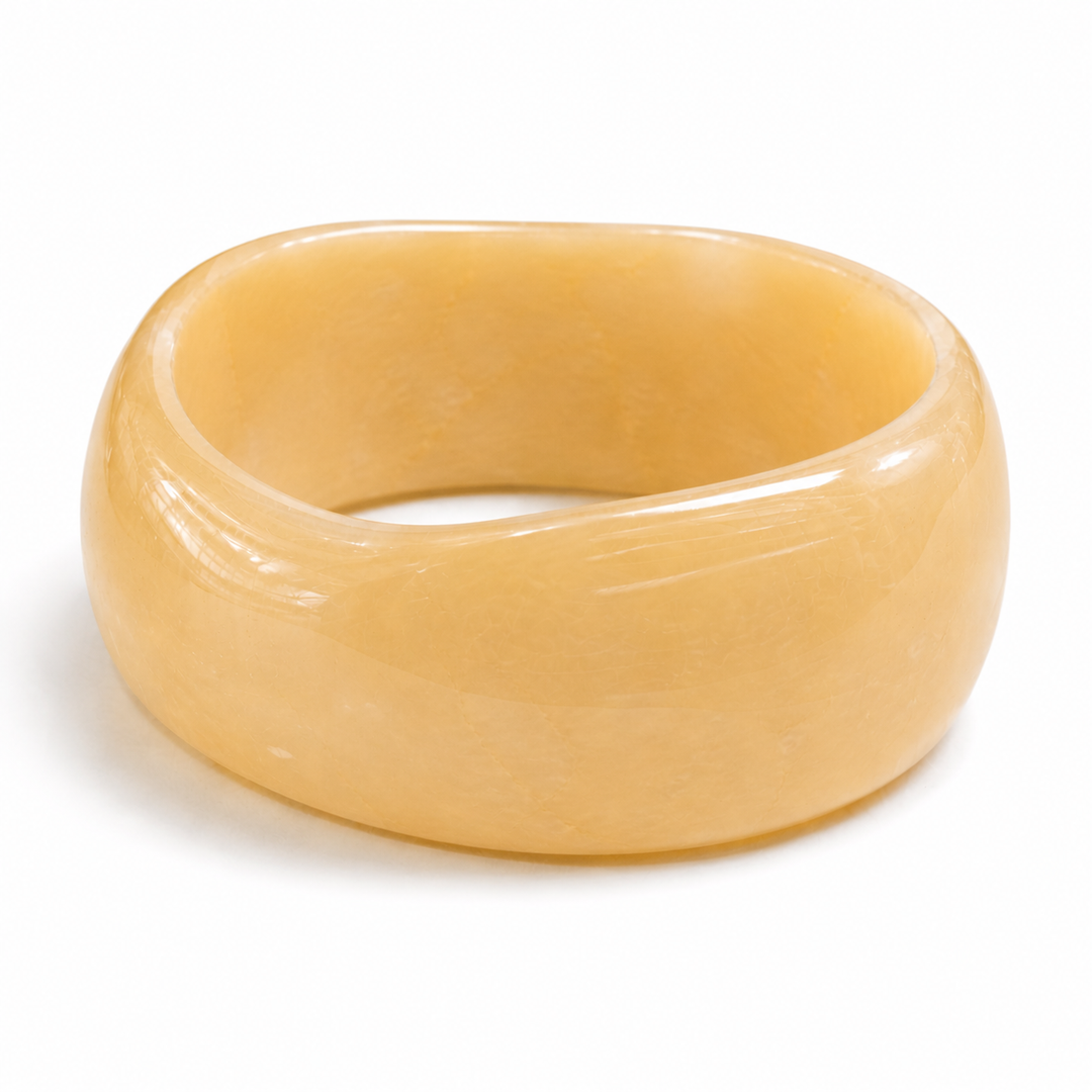 Jessie Beige Acrylic Bangle