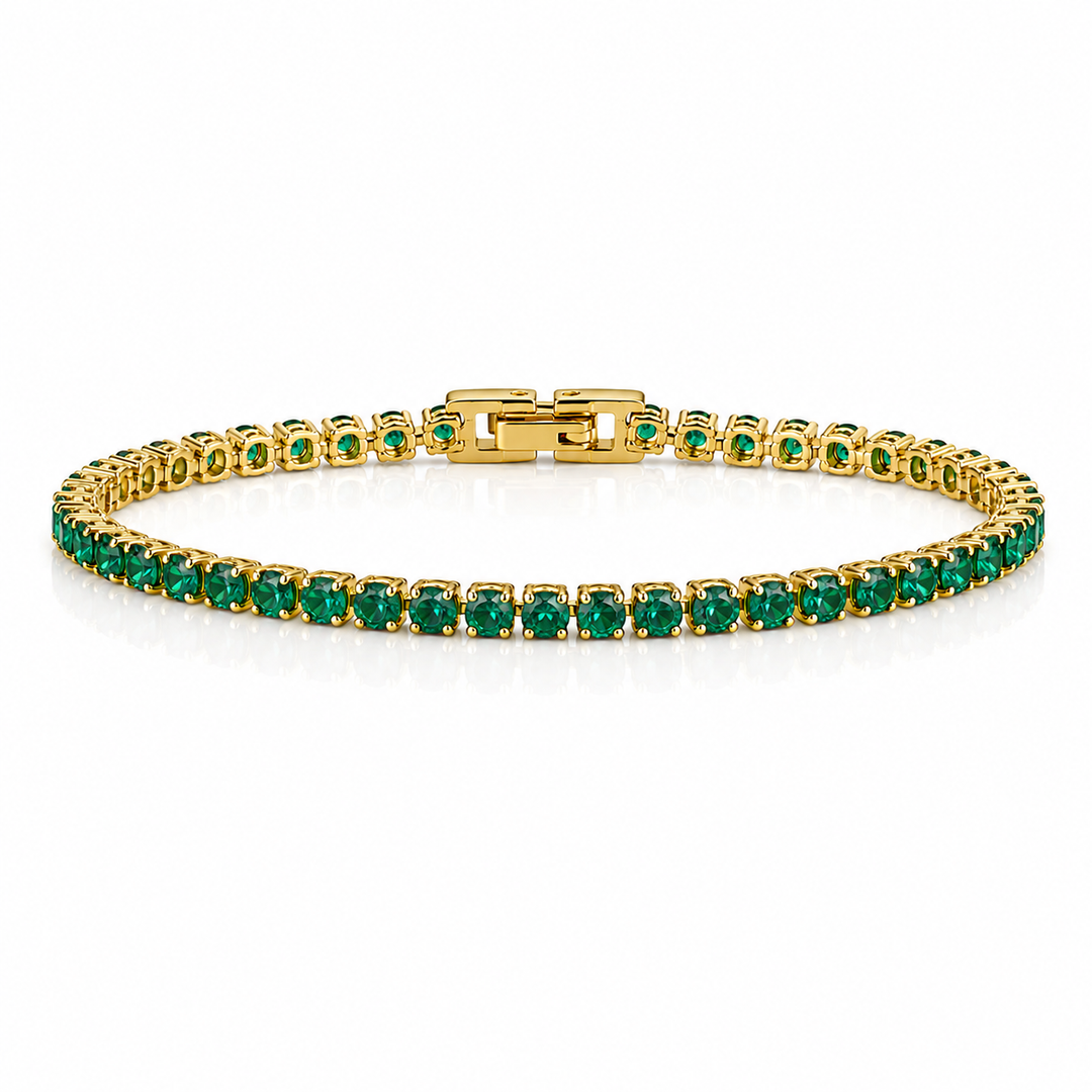 Riley Emerald Tennis Bracelet