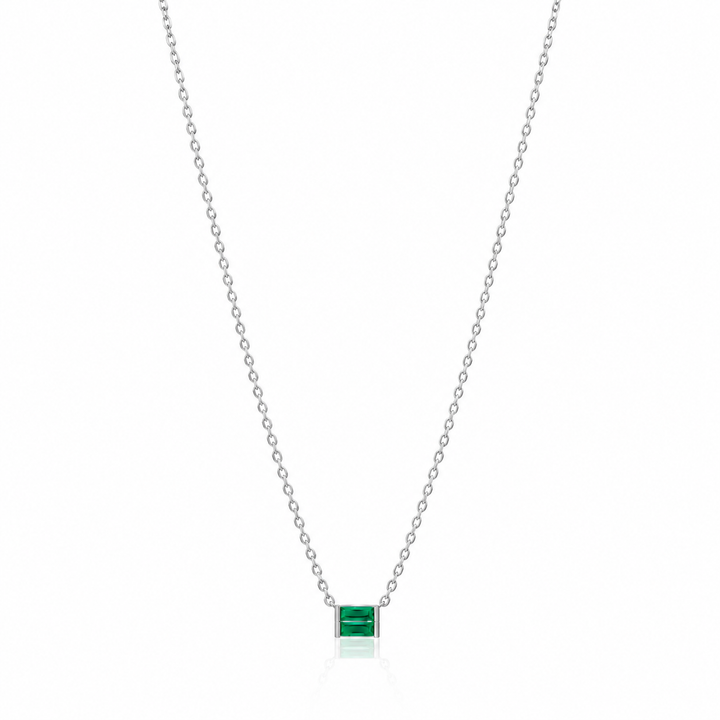 Willow Necklace-Emerald from KADOU Boutique