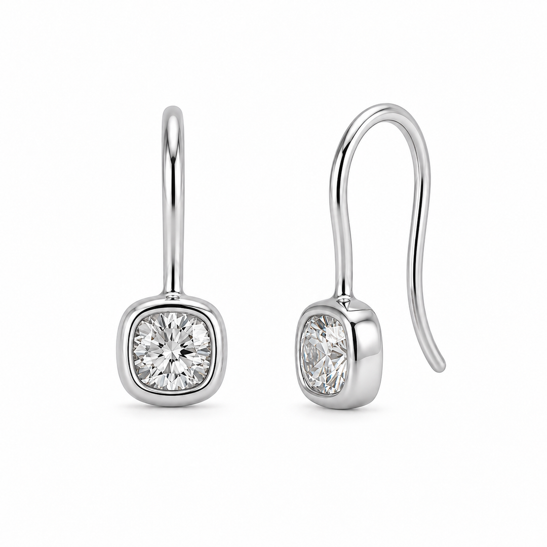 Sloane Bezel Earrings
