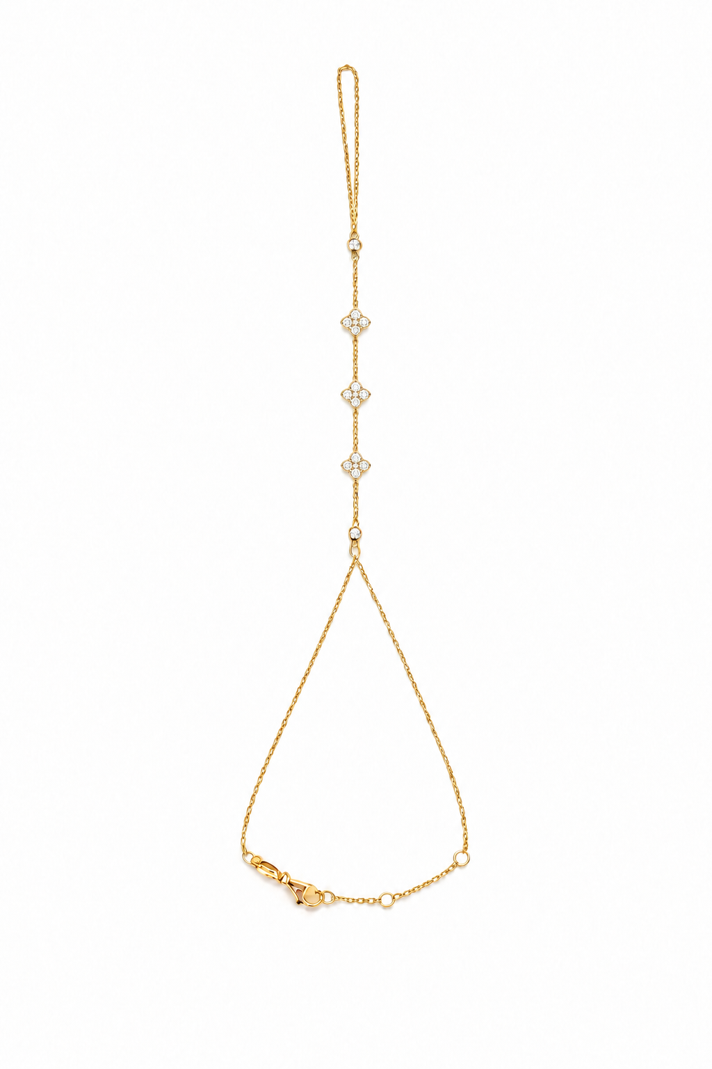 Gracie Dainty Hand Chain from KADOU Boutique