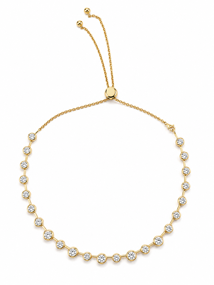 Lora Bezel Necklace