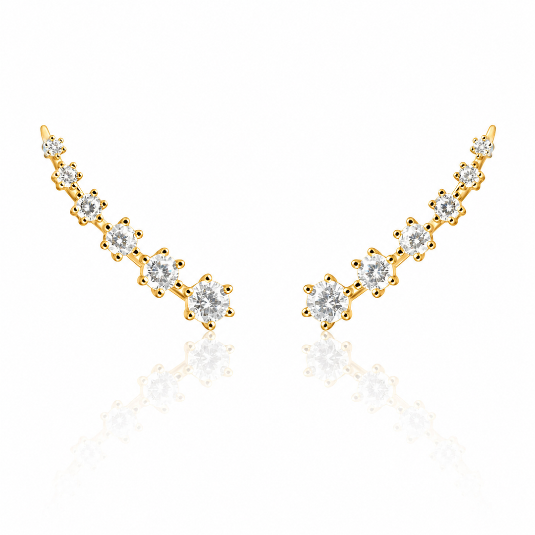 Celina CZ Bar Earring