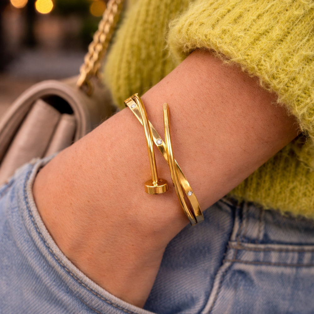 Kelsie Nail Bracelet from KADOU Boutique