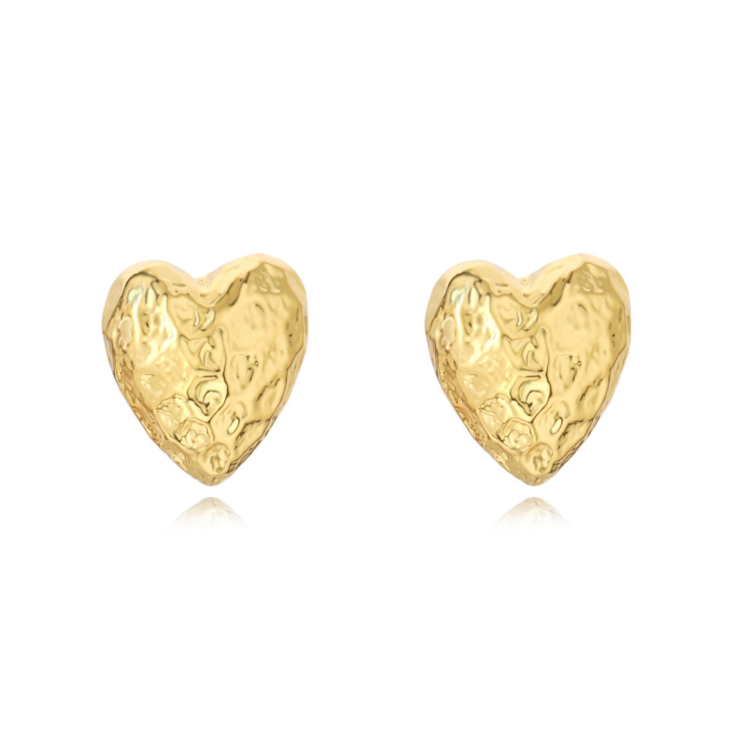Corinne Heart Studs