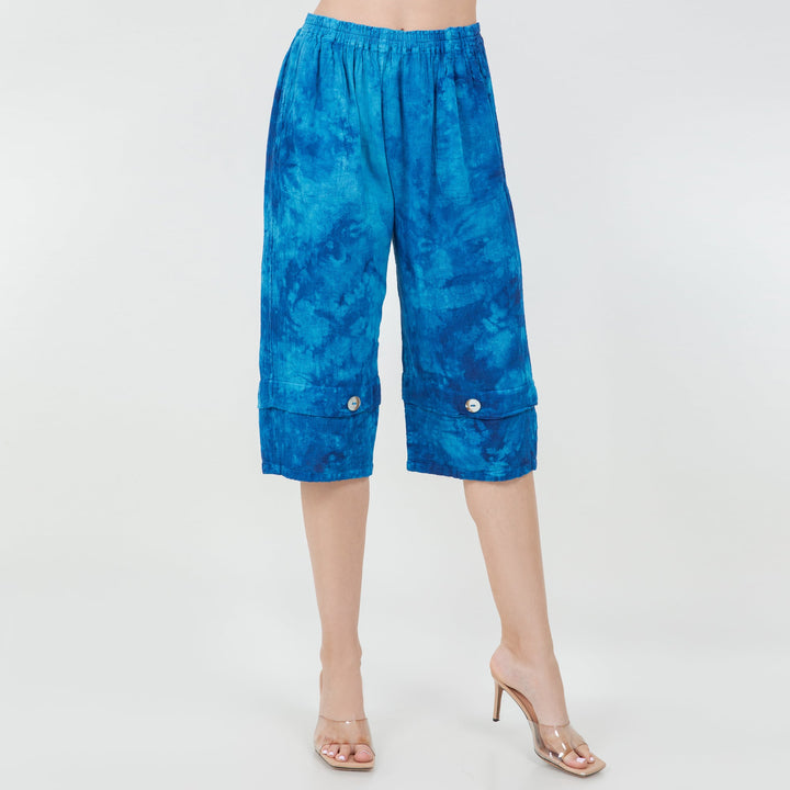 Gail Capri Pant with Pockets! 100% Cotton Gauze from KADOU Boutique