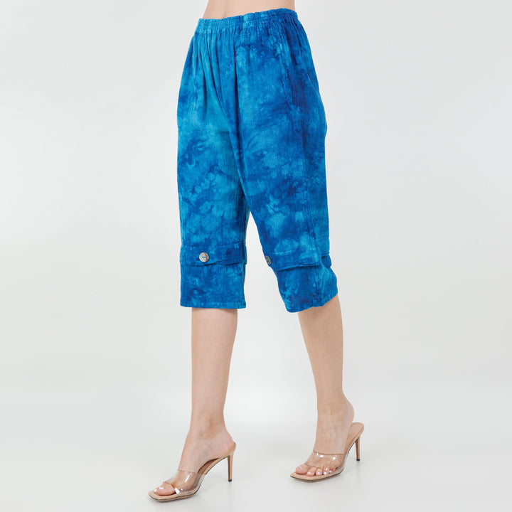 Gail Capri Pant with Pockets! 100% Cotton Gauze from KADOU Boutique