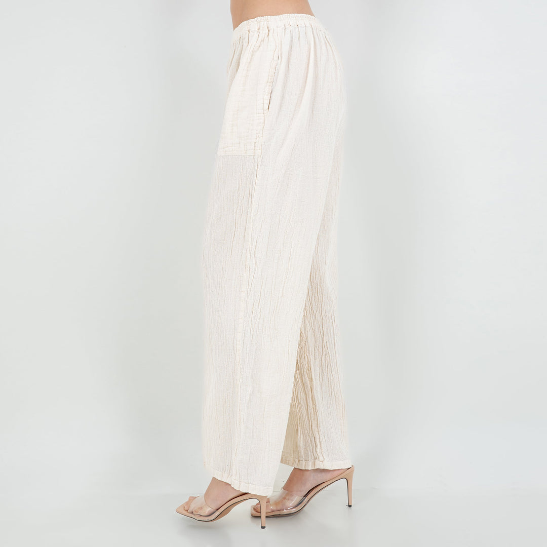 Lisa Cotton Gauze Pants with Pockets from KADOU Boutique