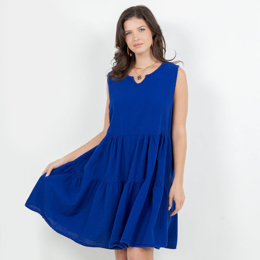 Anjanette Dress - 100% Cotton Gauze from KADOU Boutique