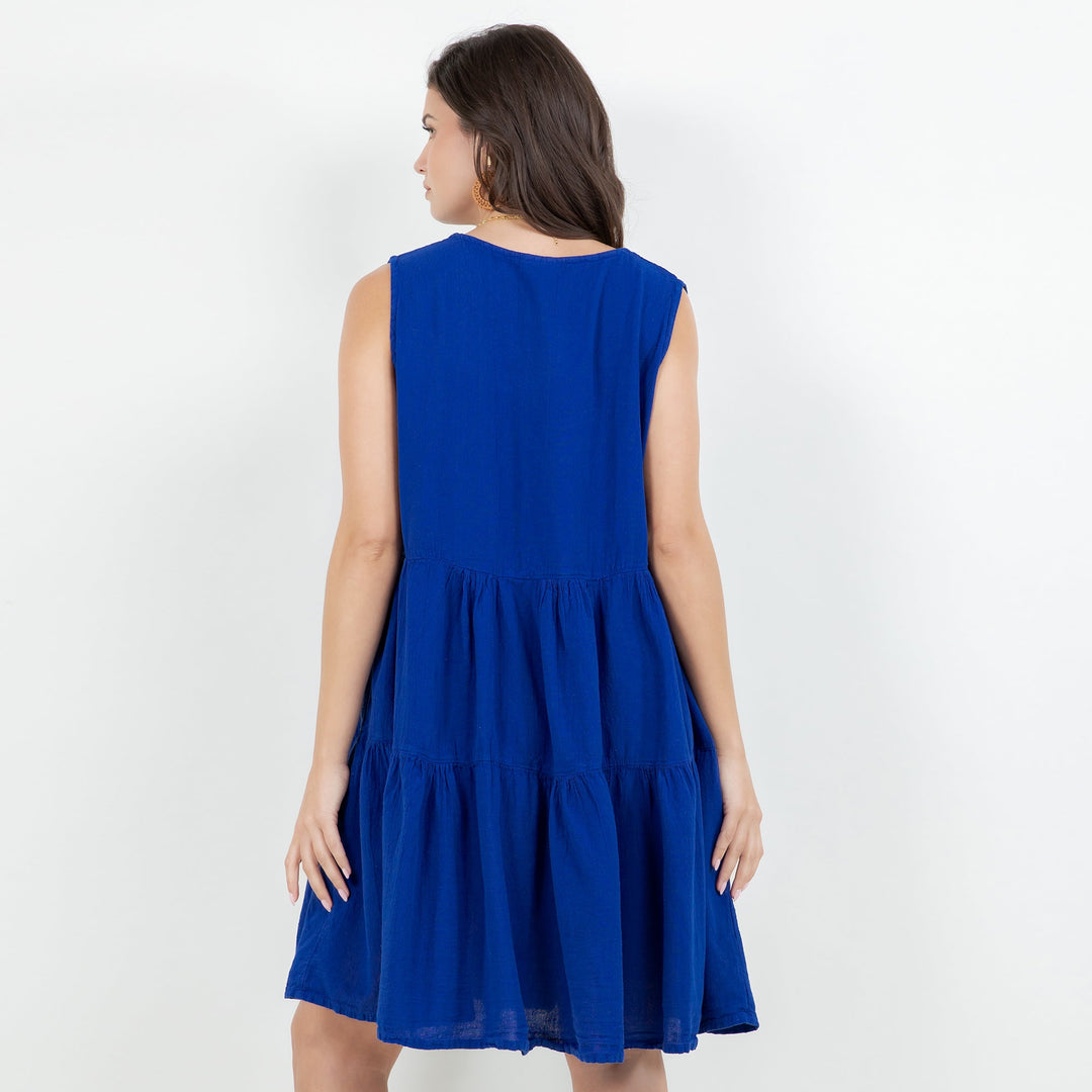 Anjanette Dress - 100% Cotton Gauze from KADOU Boutique