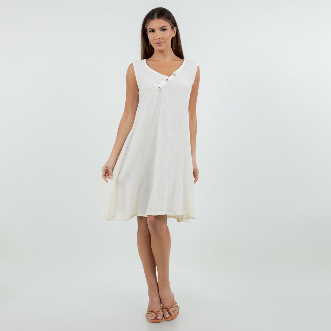 Hailey Dress 100% Cotton Gauze