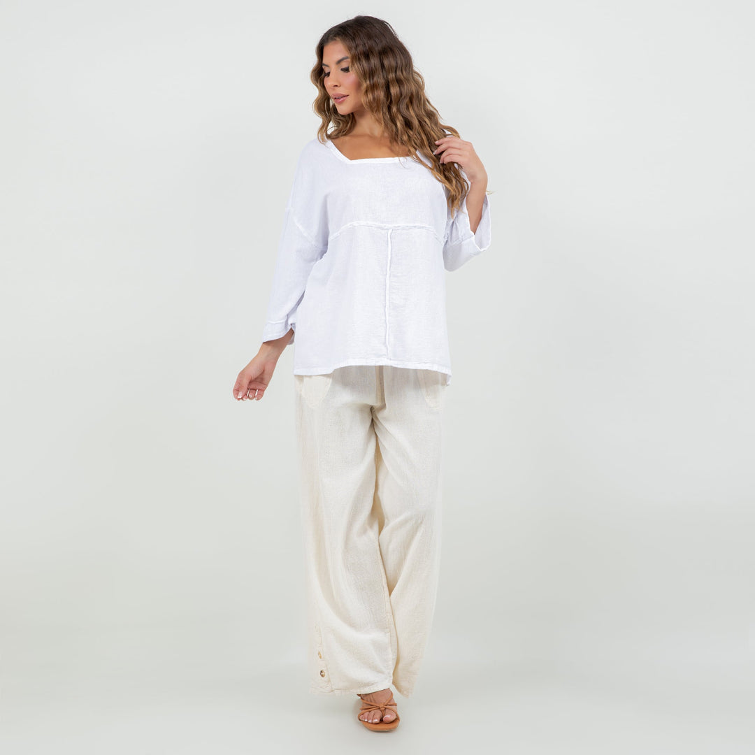 Elena Top 100% Cotton Gauze