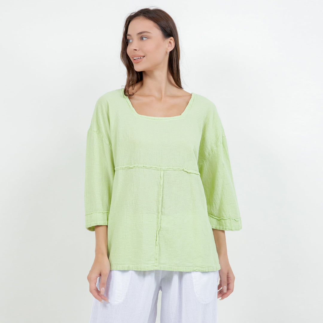 Elena Top 100% Cotton Gauze from KADOU Boutique