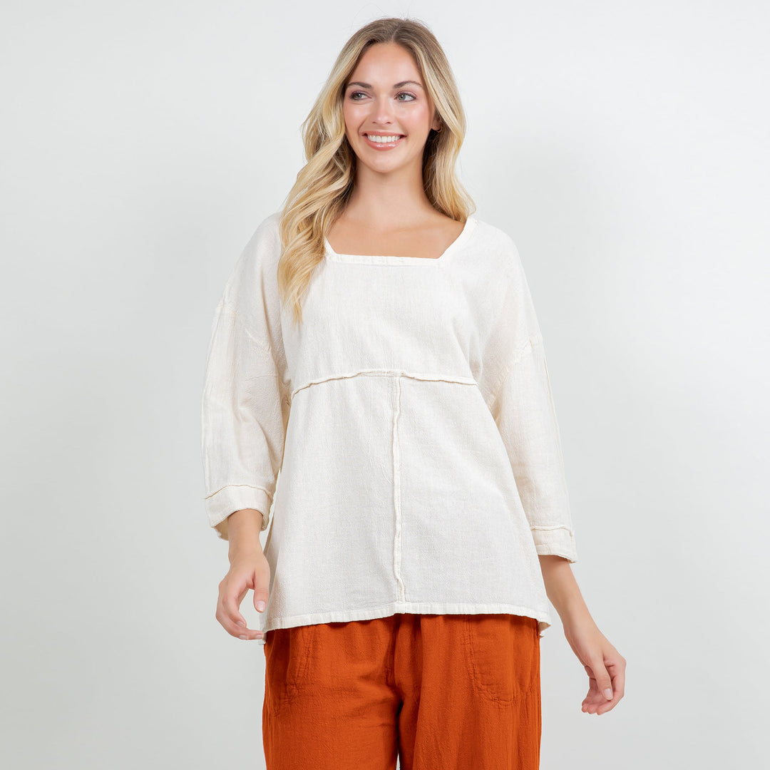 Elena Top 100% Cotton Gauze from KADOU Boutique