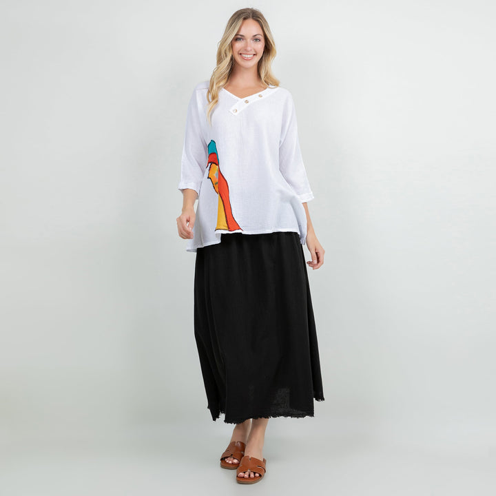 Fern Skirt 100% Cotton Gauze One Size