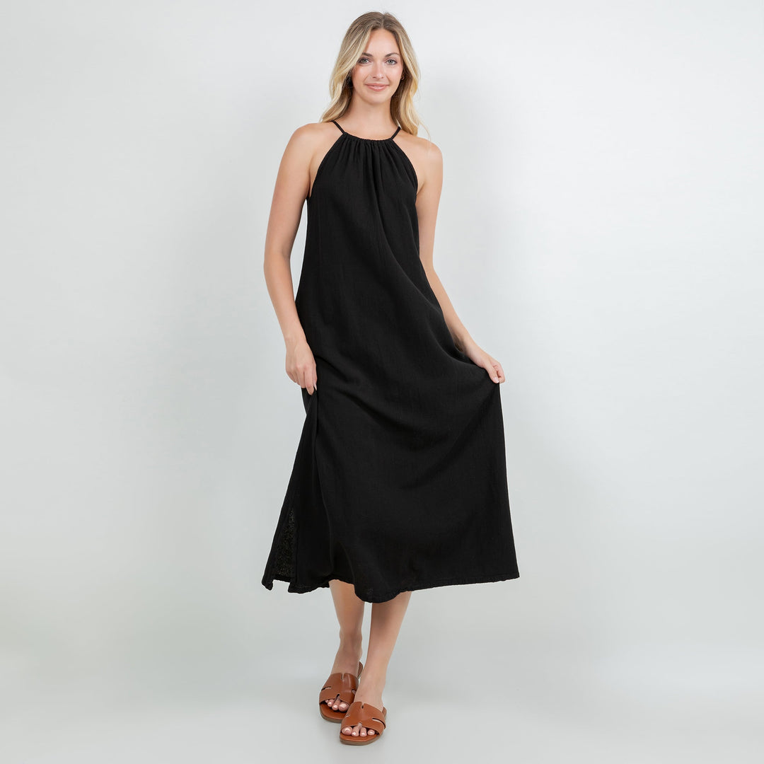 Caterina Dress 100% Cotton Gauze from KADOU Boutique