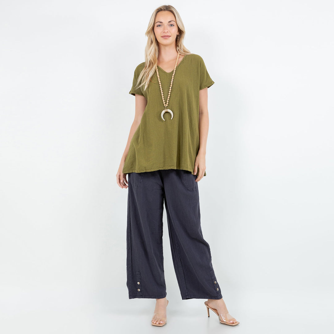 Betsy Top 100% Cotton Gauze