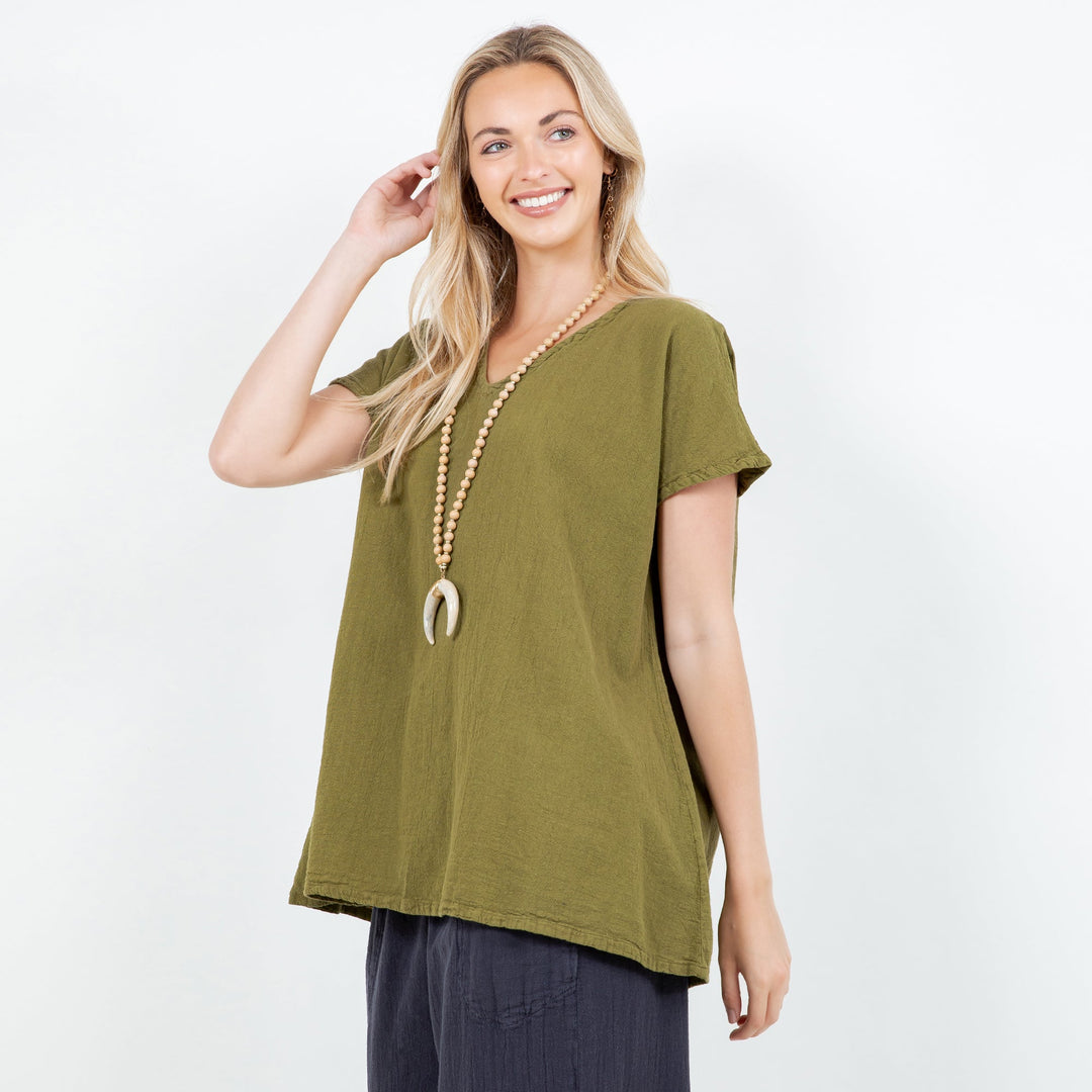 Betsy Top 100% Cotton Gauze