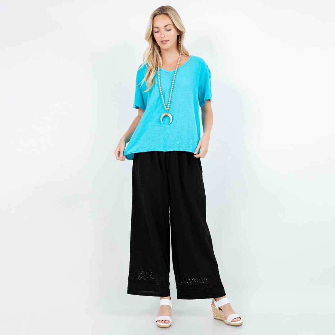 Shirley Top 100% Cotton Gauze from KADOU Boutique