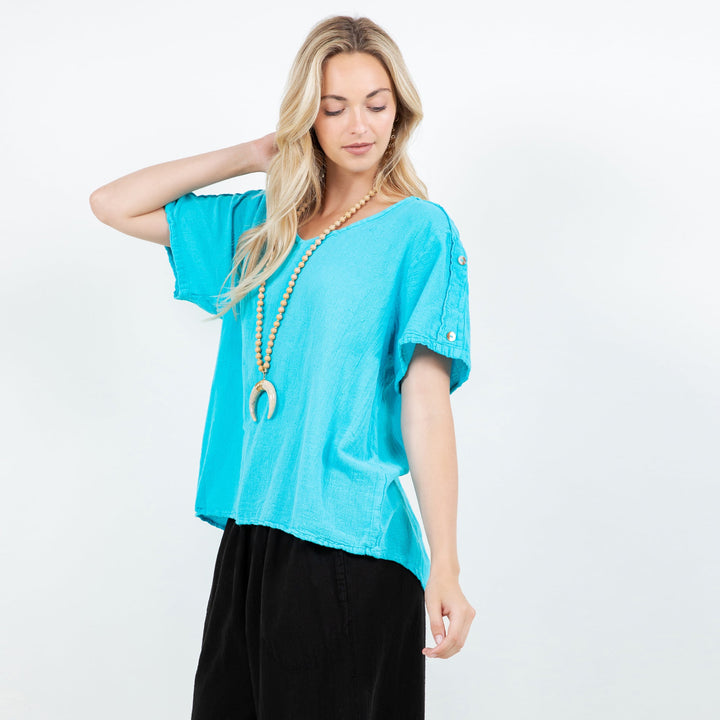 Shirley Top 100% Cotton Gauze from KADOU Boutique