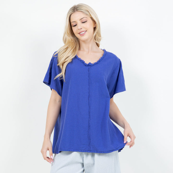 Jan Top -100% Cotton Gauze from KADOU Boutique